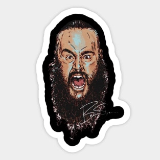 Braun Strowman Scream Sticker